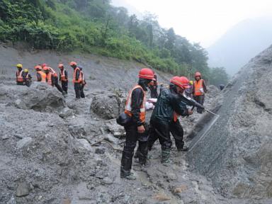 Source-feed image associated with Nepal floods expose risks to hydropower in a warming Himalayas