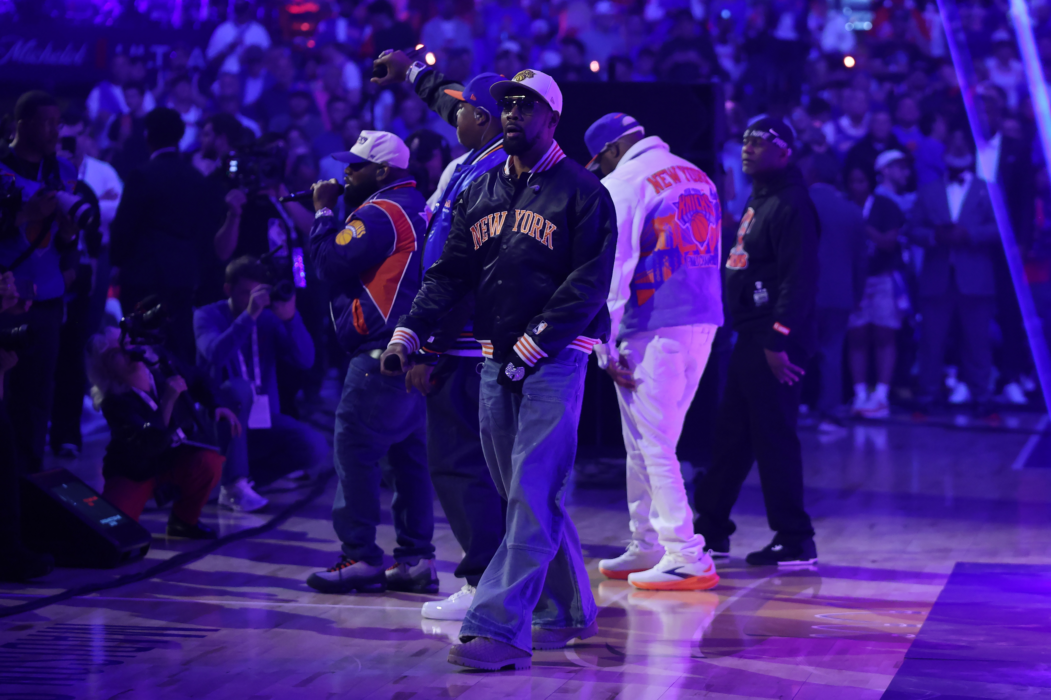 Source-feed image associated with ‘I’ve Never Seen This Level of Unity’: Wu-Tang Clan, Fat Joe, Chuck D and More NYC Rappers Celebrate the Knicks’ Championship Win