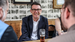 Source-feed image associated with Burnham says 20% business rates cut for English pubs 'a first step'