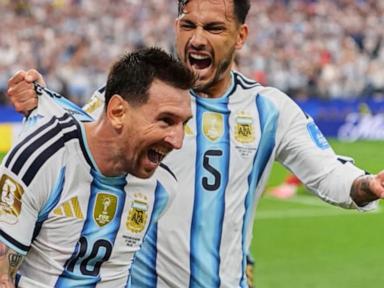 Source-feed image associated with WATCH: Messi makes World Cup history