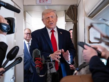 Source-feed image associated with Trump won't rule out payments to Jan. 6 rioters