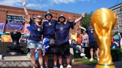 Source-feed image associated with Boston becomes 'mini-Scotland' before World Cup opener