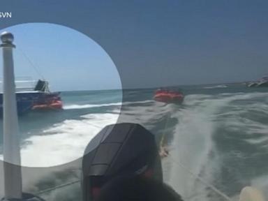 Source-feed image associated with WATCH: Lifeguard in Aruba saves 3 family members