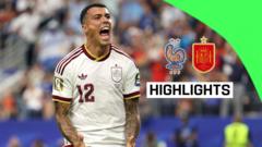 Source-feed image associated with Spain into World Cup final with victory over France