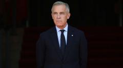 Image from linked report: Mark Carney says he has considered possibility of US military action against Canada