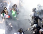 Source-feed image associated with ‘Misuse’ of crowd control weapons on ICE protesters led to blindings and traumatic brain injuries, report finds