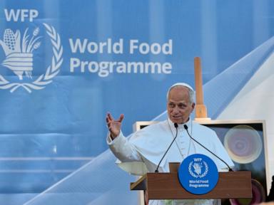Source-feed image associated with Pope Leo XIV warns wars are 'fed' faster than people as aid money dries up