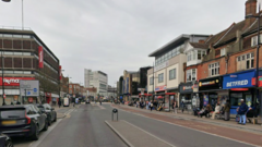 Source-feed image associated with Four in hospital after Bromley stabbing