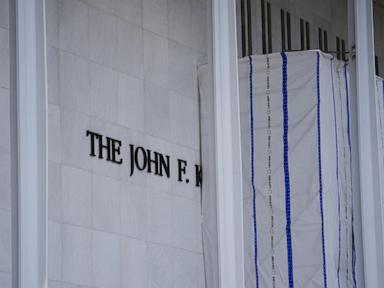 Source-feed image associated with Kennedy Center board's meeting to 'exclusively' focus on closure, court filing says