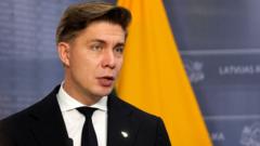 Image from linked report: Lithuania ready to 'fight back' but has evacuation plans in face of Russia threats, PM tells BBC