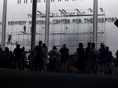 Source-feed image associated with Kennedy Center misses deadline to remove Trump's name as government seeks short delay