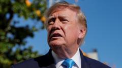 Image from linked report: Trump says 'threat' led US to pull bombers from RAF Fairford