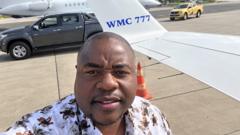 Image from linked report: Zimbabwe tycoon Wicknell Chivayo and wife killed in helicopter crash