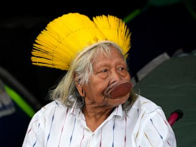 Source-feed image associated with Indigenous leader Raoni receives palliative care in Brazil after cancer diagnosis