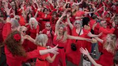 Source-feed image associated with It's me, Cathy – thousands pay tribute to Kate Bush classic