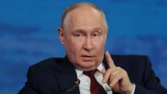 Source-feed image associated with Putin says there is 'no point' meeting Zelensky over ending Ukraine war