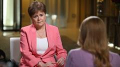Source-feed image associated with Watch: Key moments from Nicola Sturgeon's interview with Laura Kuenssberg