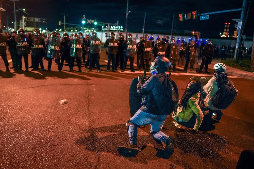 Source-feed image associated with News Wrap: More people arrested for breaking curfew at New Jersey ICE detention facility