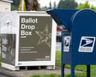 Source-feed image associated with Trump again asks supreme court to restrict mail-in voting as midterms loom