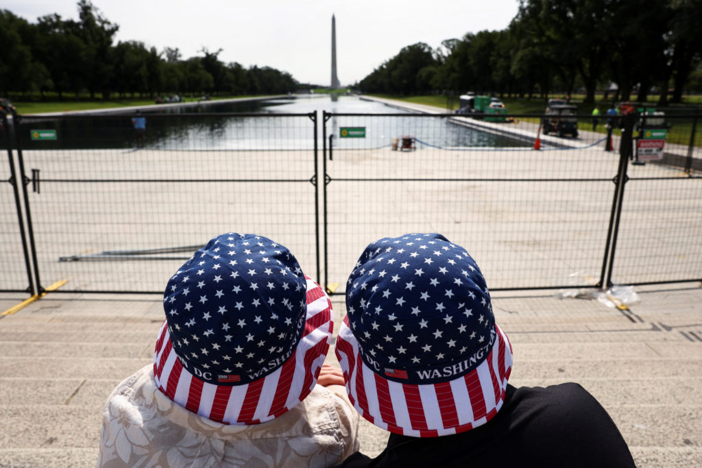 Source-feed image associated with How Americans are marking the country's big 2-5-0