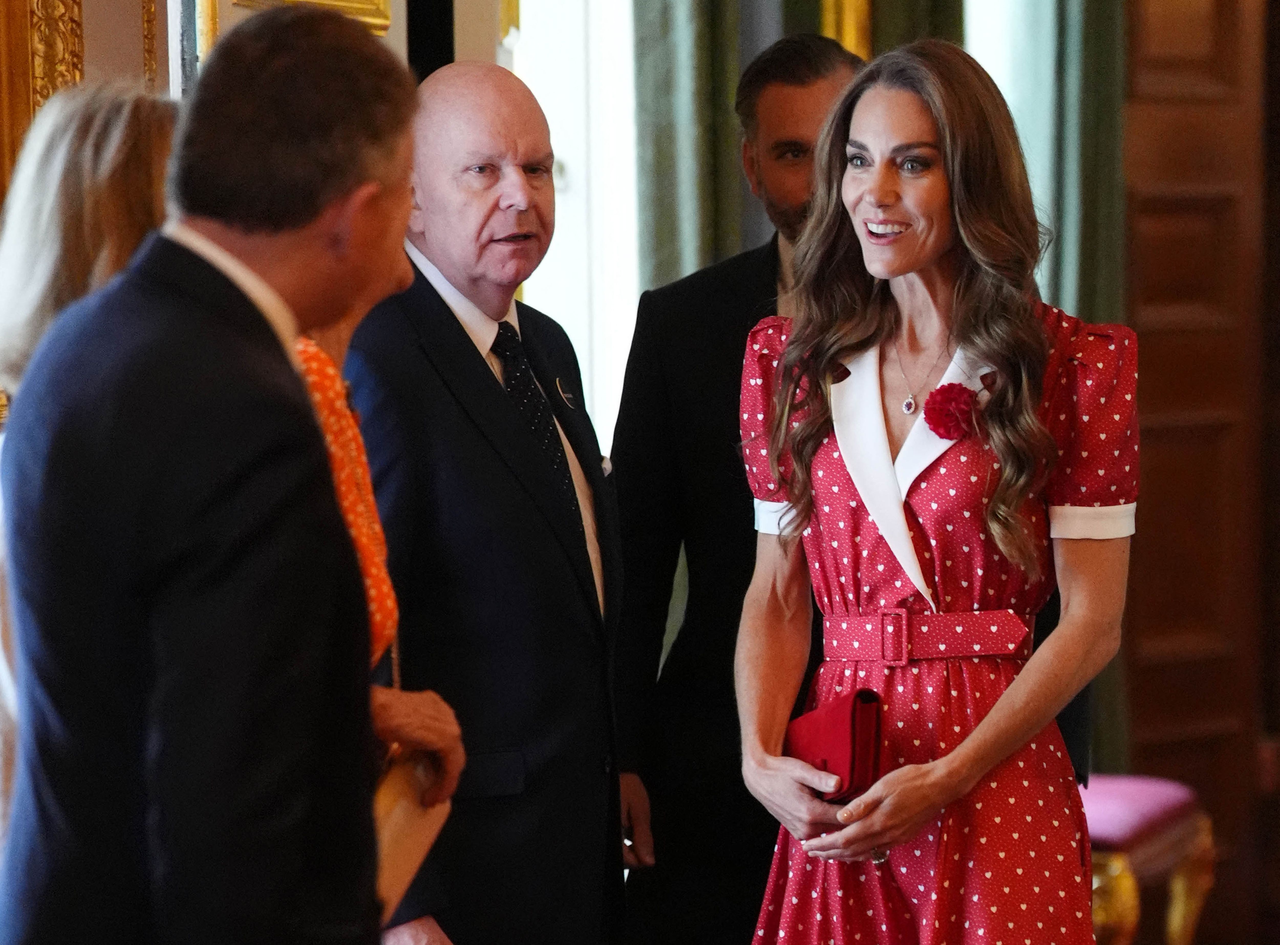 Source-feed image associated with Kate Middleton Wears an Unexpected Designer to Honor a Meaningful Charity Milestone