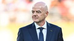 Source-feed image associated with The five dramatic days that shook Infantino and world football