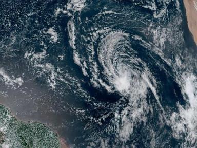 Source-feed image associated with Tropical Storm Dolly forms in the Atlantic
