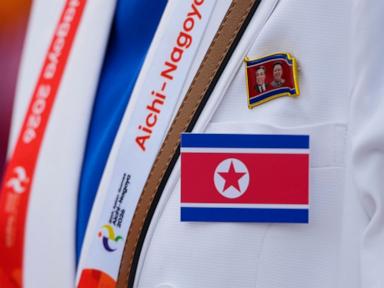 Source-feed image associated with They're not playing our song! North Korean anthem played at South Korean hockey match