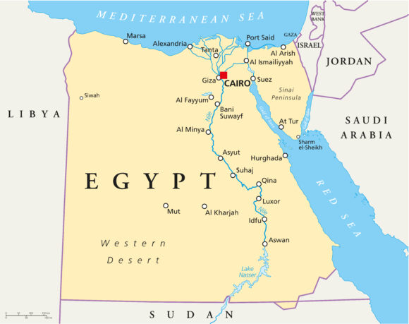 Source-feed image associated with Drone Strike Near Suez Canal in Egypt Raises New Security Threat in Widening War