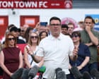 Source-feed image associated with Polo shirts, Clarks Wallabees, shorts: Burnham has finessed his style. Can he carry it to high office? | Morwenna Ferrier
