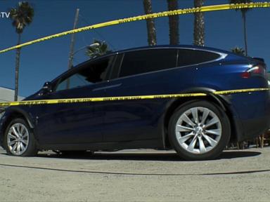 Source-feed image associated with WATCH: Bystanders chase down crash suspect in California