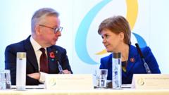 Source-feed image associated with Sturgeon and Gove to team up for reality TV 'wargame'