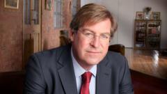 Source-feed image associated with Broadcaster and journalist Edward Stourton dies aged 68