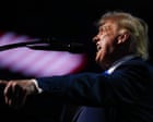 Source-feed image associated with As the midterms loom, Trump returns to his happy place: on stage in the theatre of the absurd