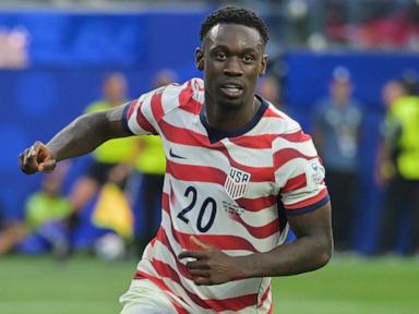 Source-feed image associated with US eliminated from World Cup after 4-1 loss to Belgium, red card controversy