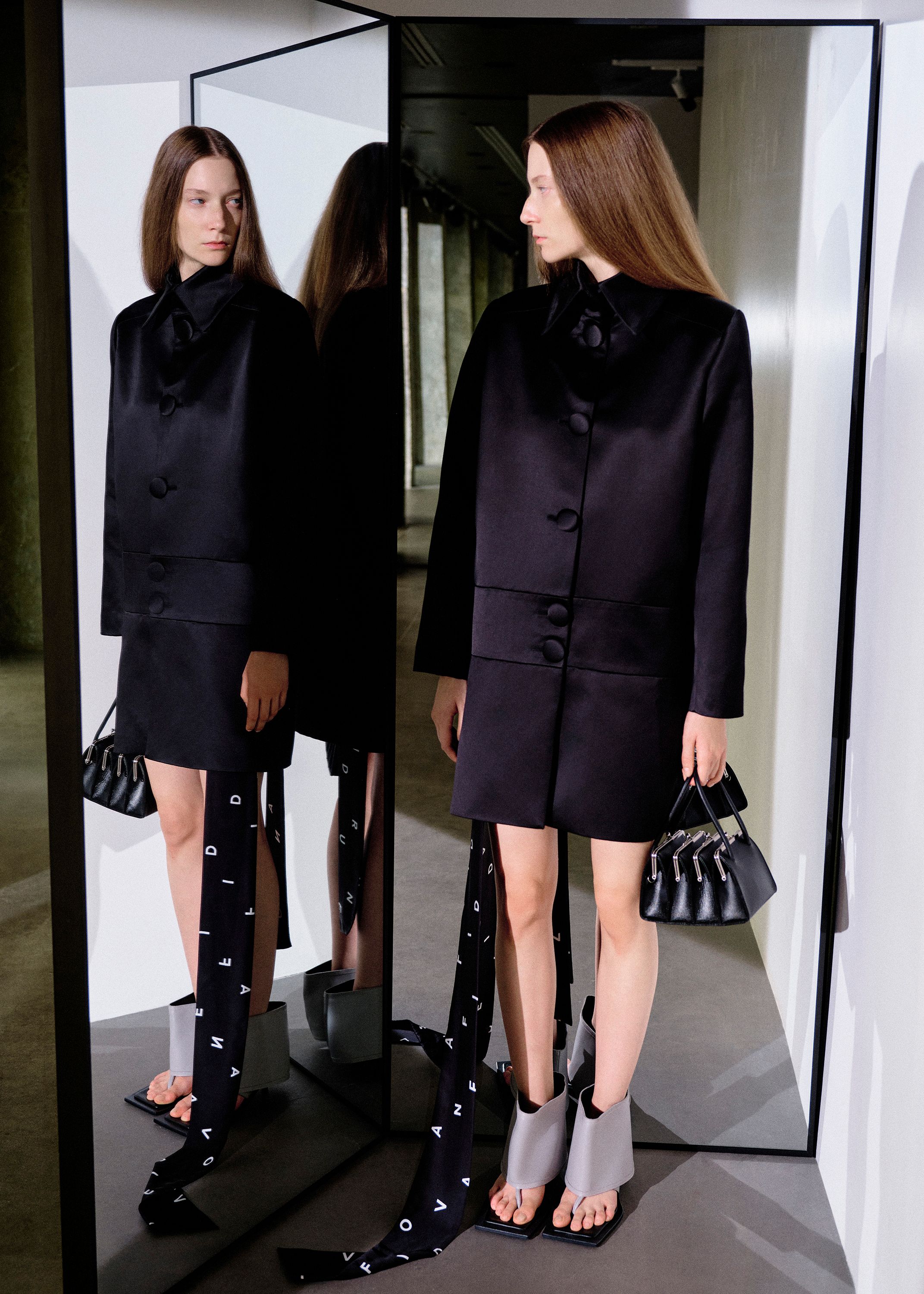 Image from linked report: For Her Paris Fashion Week Debut, Fidan Novruzova Makes a Case for Vanity