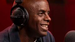 Source-feed image associated with BBC DJ and presenter Trevor Nelson taking a break from work due to health issues
