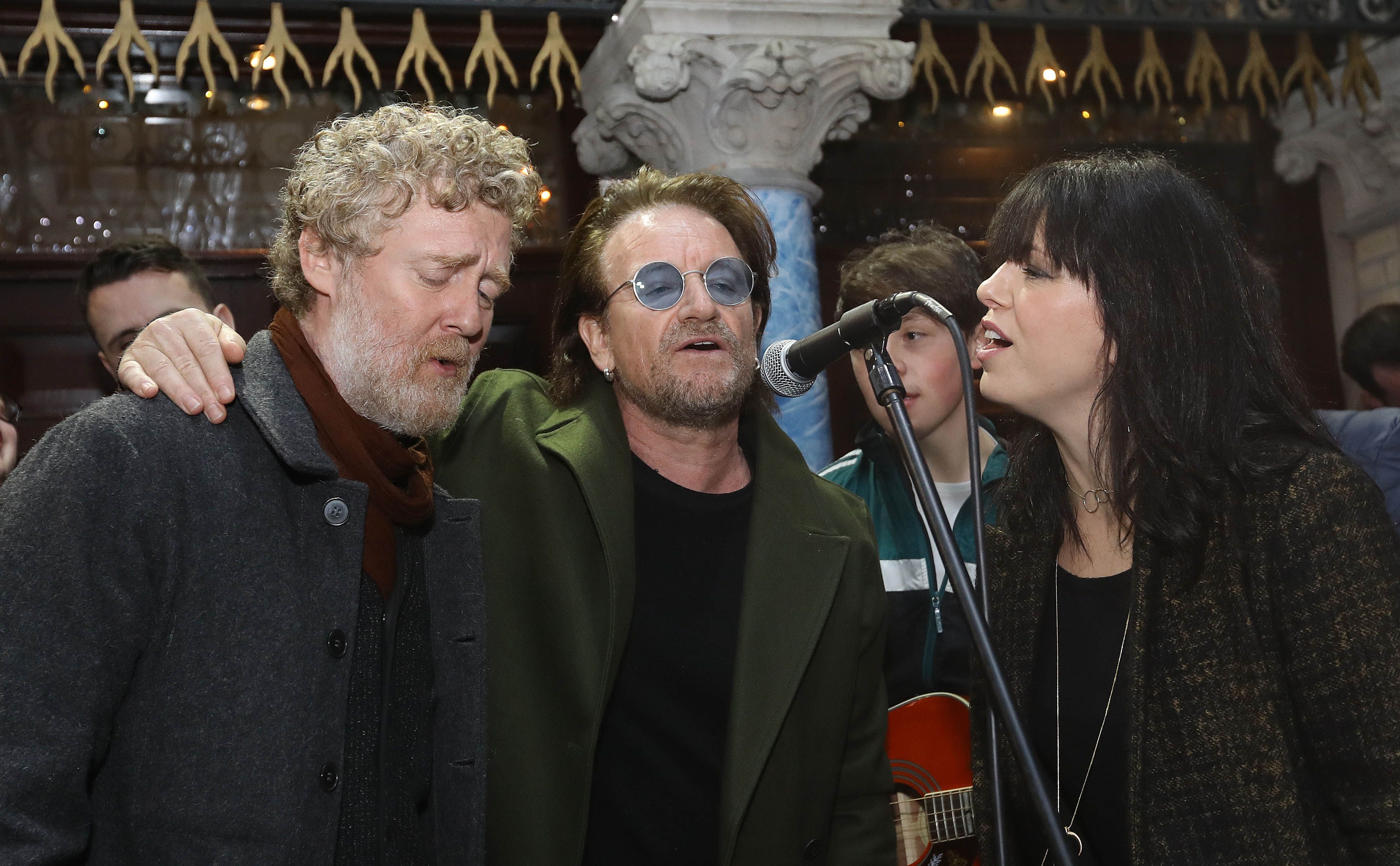 Source-feed image associated with Bono, Bruce Springsteen, and Cat Power Remember Glen Hansard