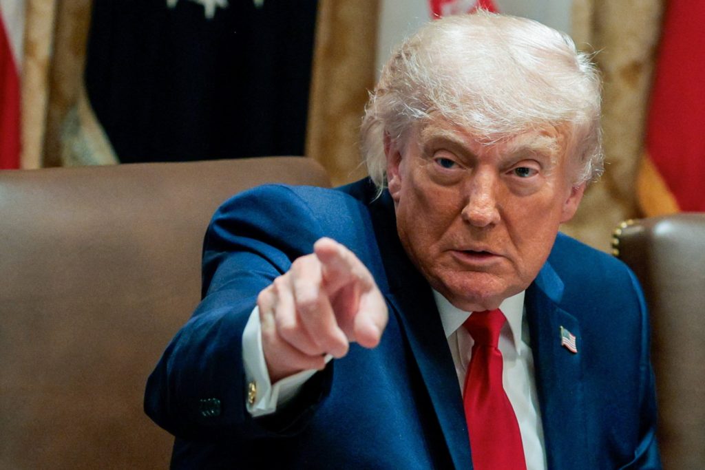 Source-feed image associated with Trump stock trades fuel accusations of corruption and profiting off presidency