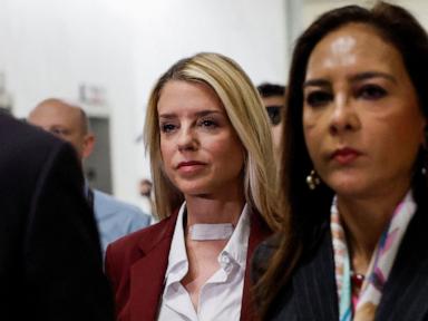 Source-feed image associated with Bondi declined to answer questions about interactions with Trump about Epstein files