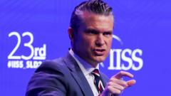 Source-feed image associated with US not 'turning back' on Asia allies, but expects them to boost defence - Hegseth