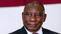 Source-feed image associated with South Africa's president wins bid to temporarily halt impeachment inquiry over 'Farmgate'