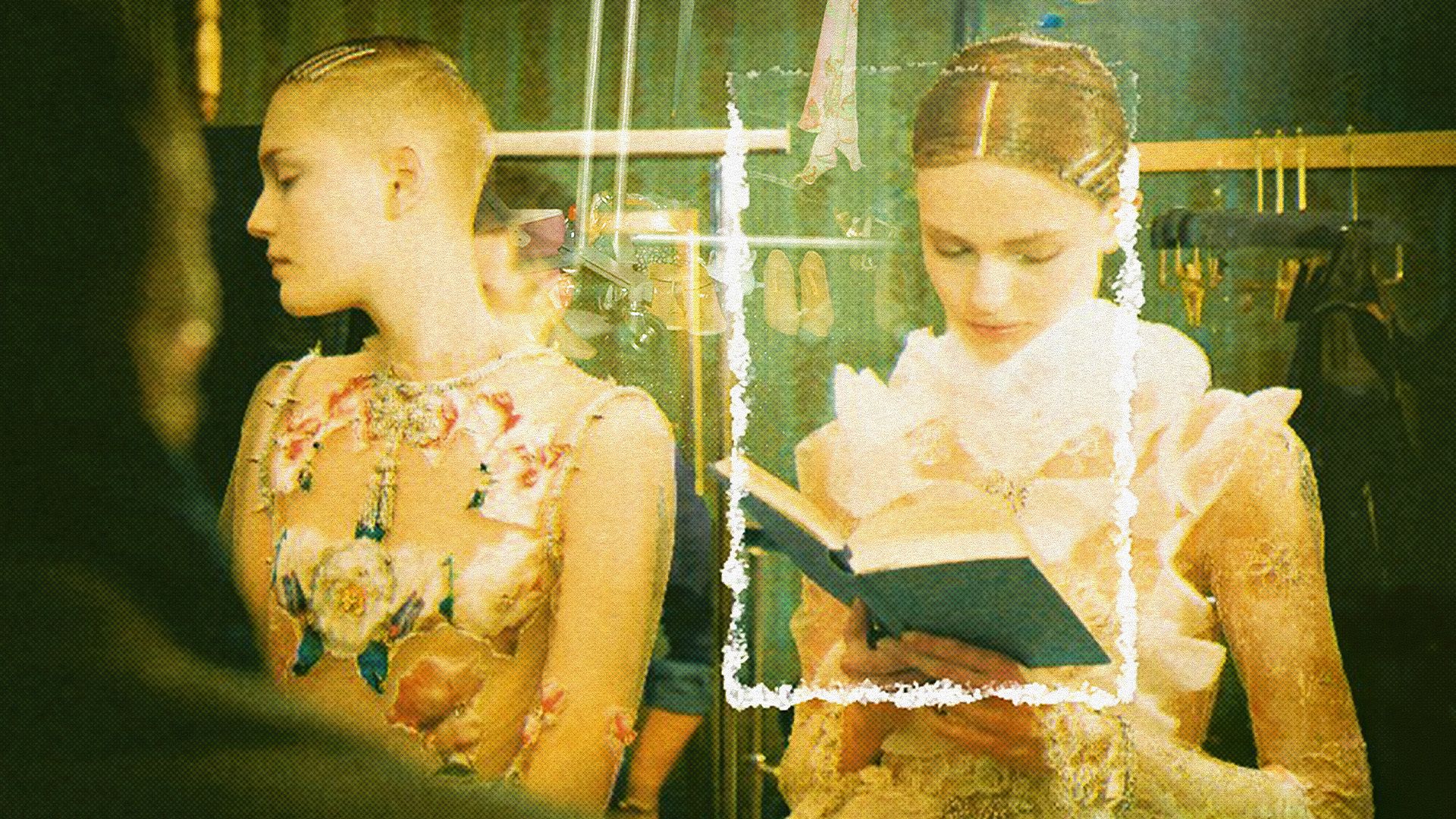 Source-feed image associated with Getting Booked: Here’s What Models Read Backstage During the Fall 2026 Couture Season