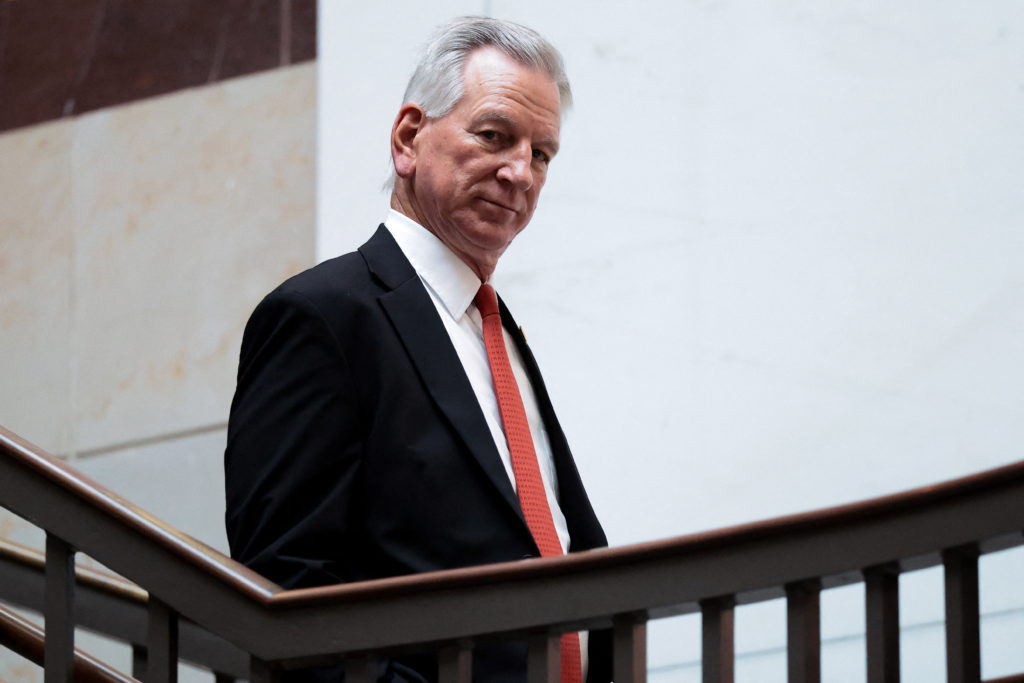 Source-feed image associated with Judge dismisses suit challenging Sen. Tuberville's eligibility to run for Alabama governor