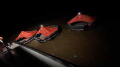 Source-feed image associated with At least 27 dead and 83 missing after passenger ferry capsizes off Guyana