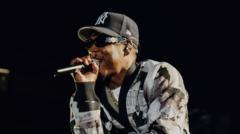 Source-feed image associated with Lauryn Hill, Wyclef and Giggs among surprise guests at Jay-Z's long-awaited UK show