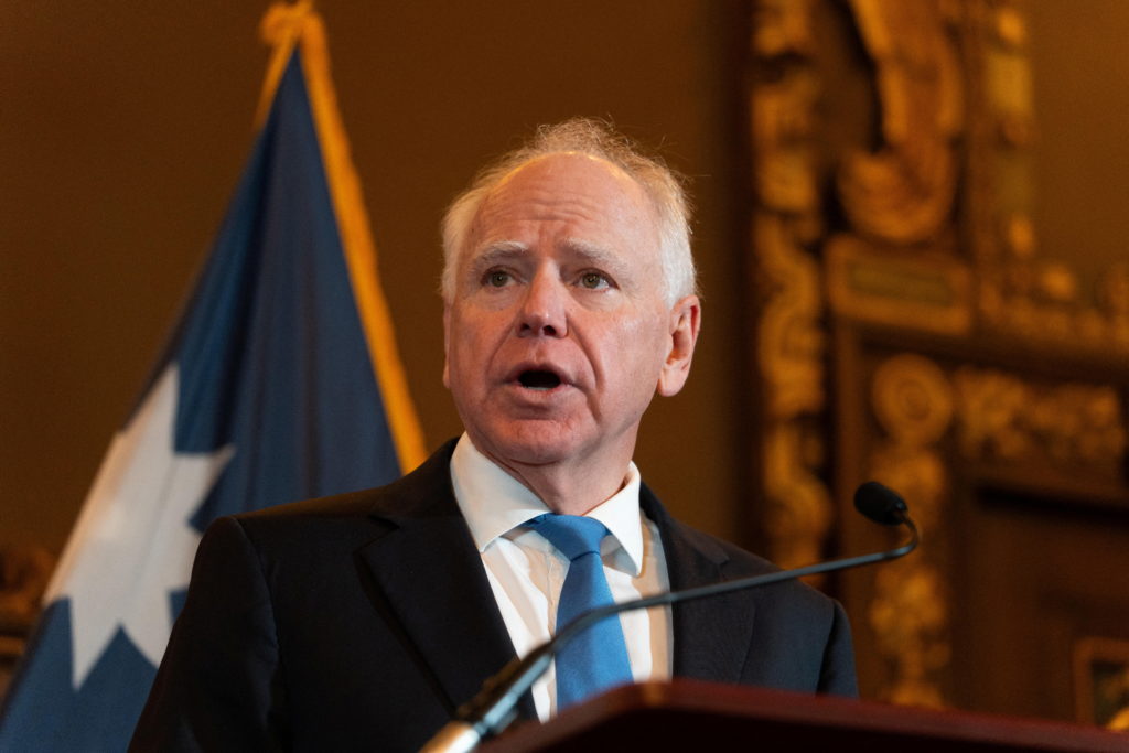 Source-feed image associated with Federal judge halts Trump administration effort to subpoena Walz in immigration enforcement probe