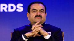 Source-feed image associated with US judge drops bribery and fraud case against Indian billionaire Gautam Adani