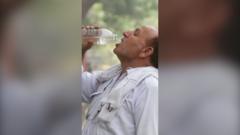 Source-feed image associated with 'Blistering heat' in Delhi as temperatures reach 45C