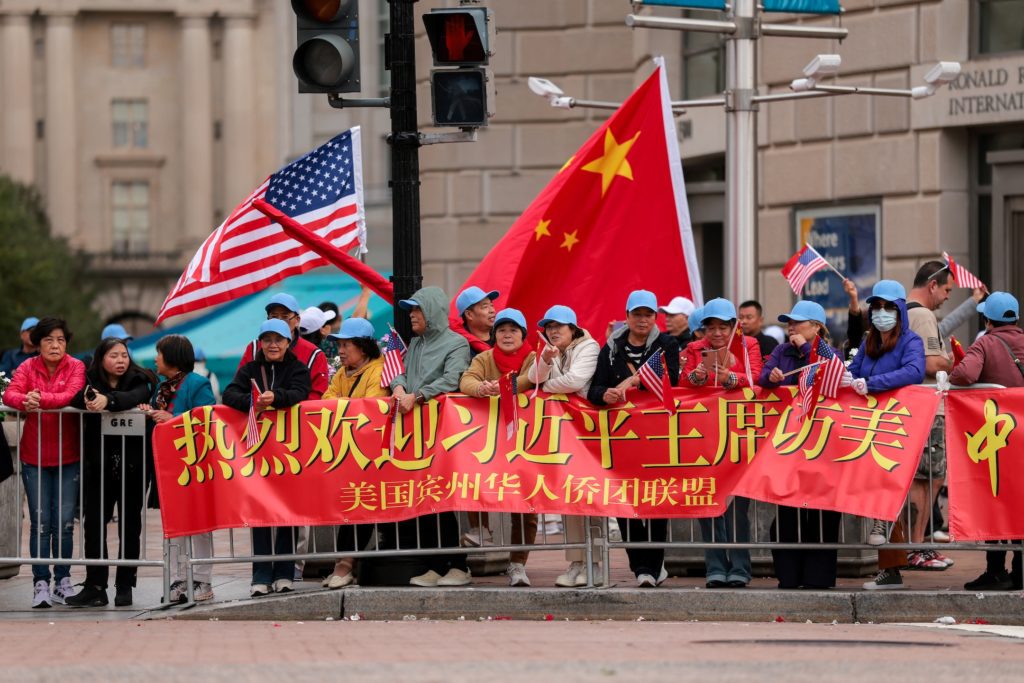 Image from linked report: Xi arrives for state visit amid U.S.-China trade tensions and AI concerns